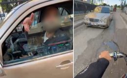 Aracıyla ters yönden girdi! Sözleri ‘pes’ dedirtti: ‘Canından olma bekle’