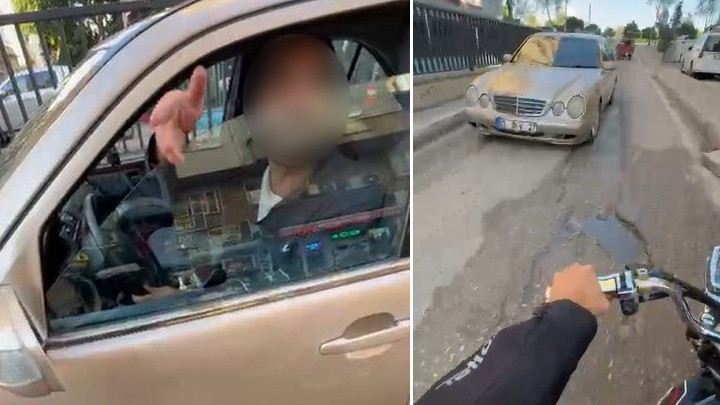Aracıyla ters yönden girdi! Sözleri ‘pes’ dedirtti: ‘Canından olma bekle’