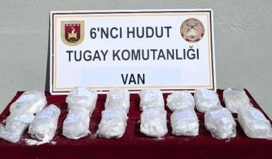 Van hudut hattında 18 kilo 544 gram uyuşturucu ele geçirildi